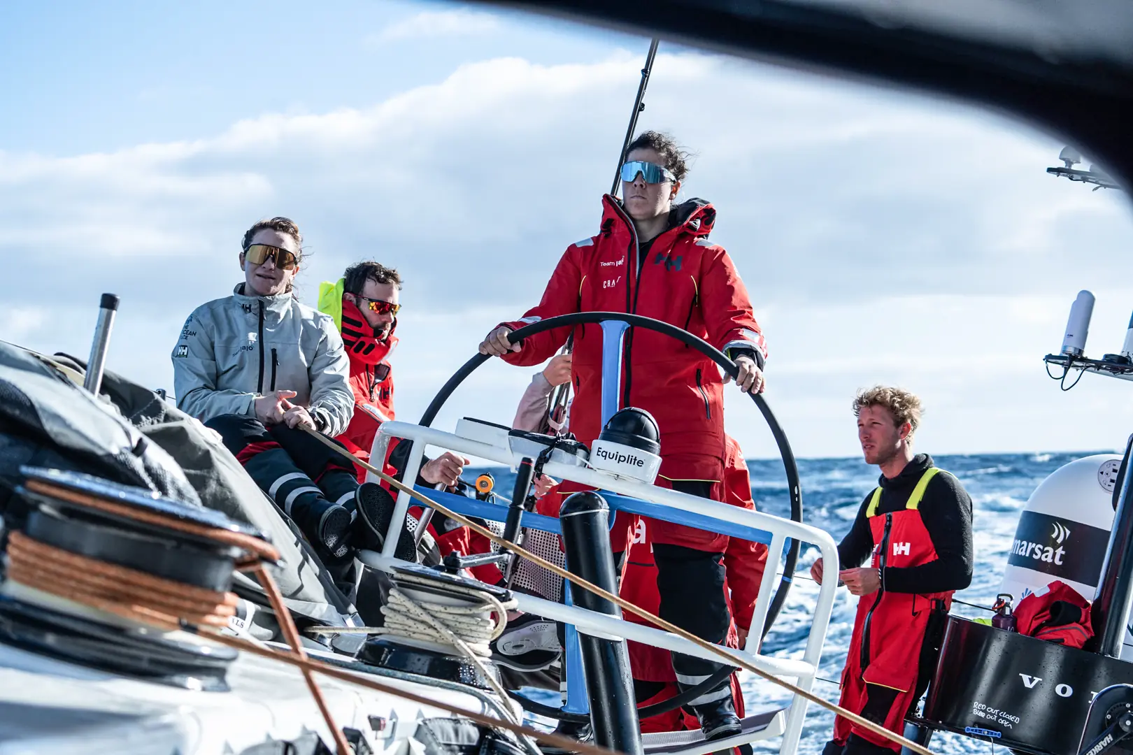 Full konsentrasjon under seiling. (Foto: Bart Salemans, OBR Team Jajo)