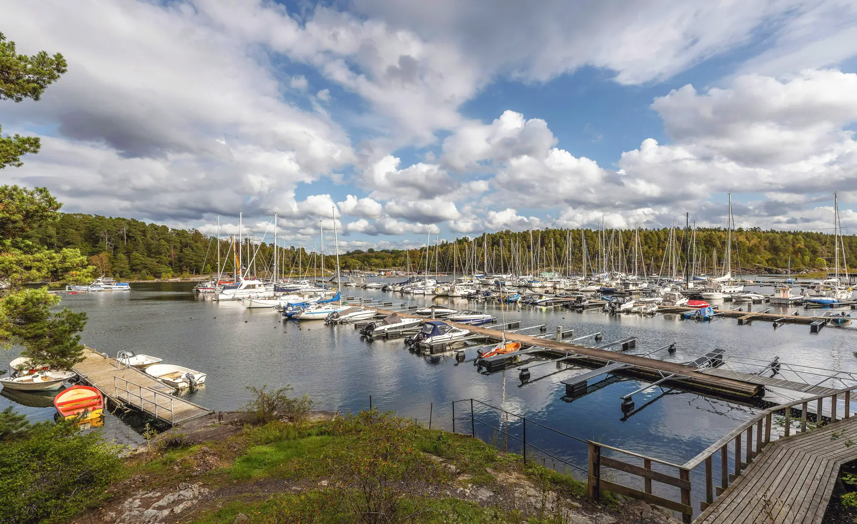 Havneanlegget på Killingen.